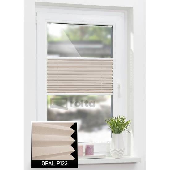 Штори плісе Р123 темний беж