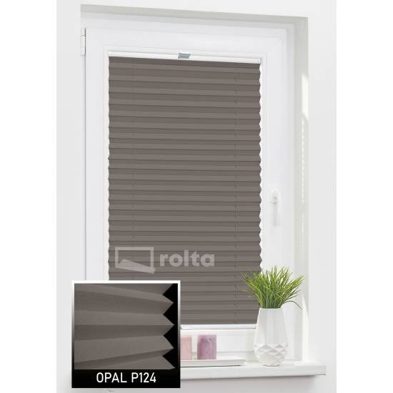 Штори плісе P124 коричневий Штори плісе P124 коричневий