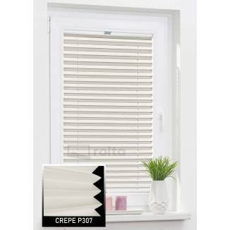 Штори плісе P 307 білий