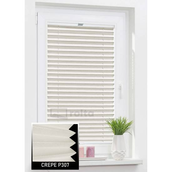 Штори плісе P 307 білий
