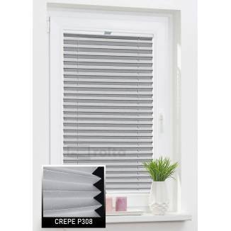 Штори плісе колекція Р 308 сірий