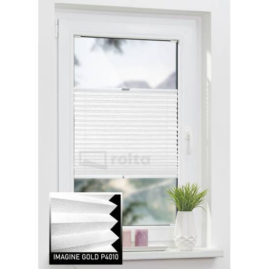 Штори плісе P 4010 білий Штори плісе P 4010 білий