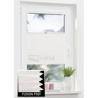 Штори плісе P501 білий