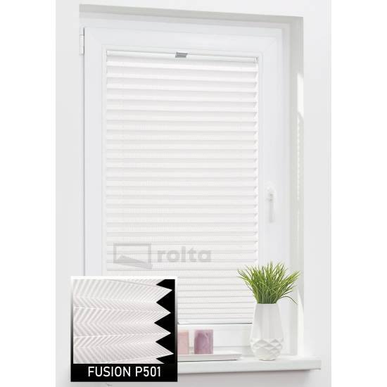 Штори плісе P501 білий