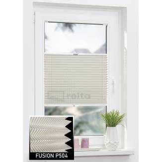 Штори плісе P504 темний беж