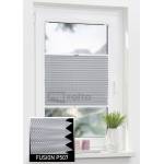 Штори плісе P507 темно сірий