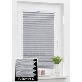 Штори плісе P507 темно сірий