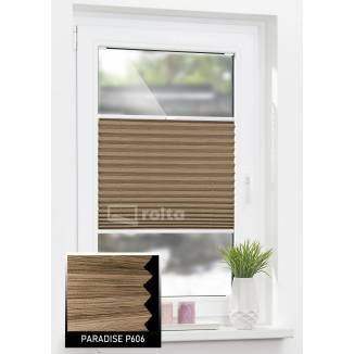 Штори плісе P 606 горіх