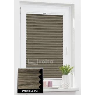 Штори плісе P 611 темний дуб