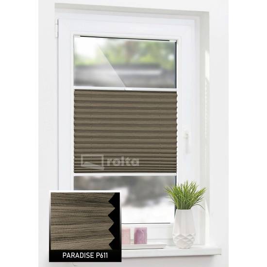 Штори плісе P 611 темний дуб Штори плісе P 611 темний дуб