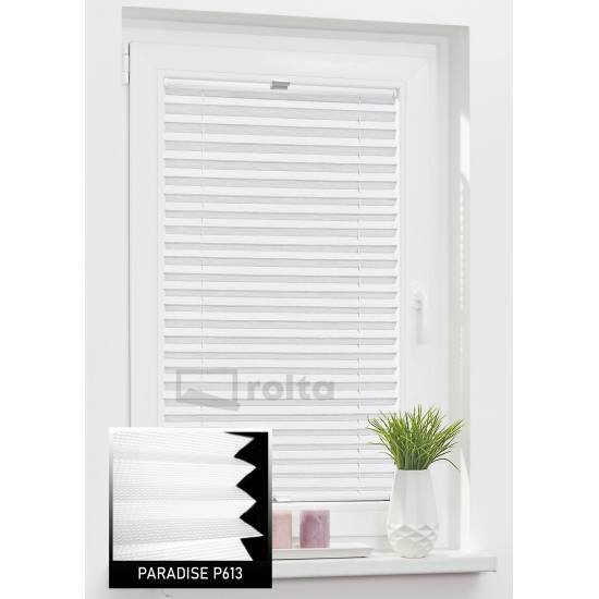 Штори плісе P 613 білий Штори плісе P 613 білий