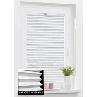 Штори плісе P 614 біло-чорне