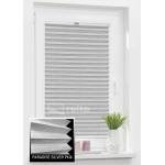 Штори плісе P 616 сіро-біла