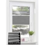 Штори плісе P 618 чорно-біла