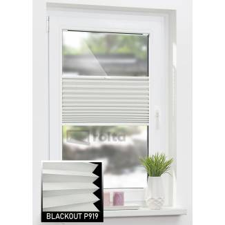 Штори плісе БЛЕКАУТ P919 світло сіра