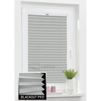 Штори плісе БЛЕКАУТ P921 темно сірий