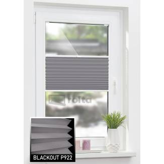Штори плісе БЛЕКАУТ P922 графіт