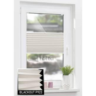 Штори плісе БЛЕКАУТ P923 сіро коричневий