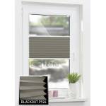 Штори плісе БЛЕКАУТ P924 коричневий