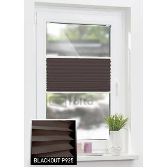 Штори плісе БЛЕКАУТ P925 коричневий