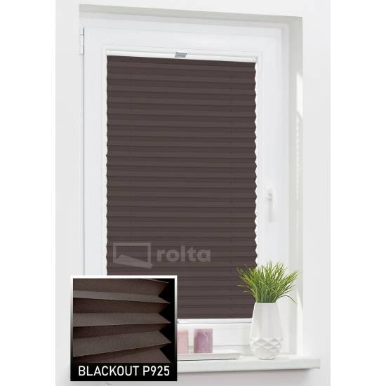 Штори плісе БЛЕКАУТ P925 коричневий
