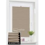 Штори плісе БЛЕКАУТ P926 світло коричневий Штори плісе БЛЕКАУТ P926 світло коричневий