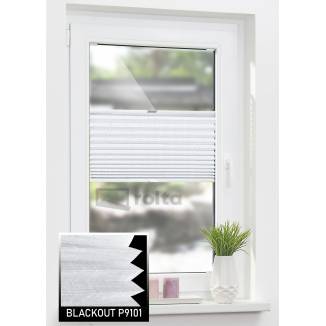 Штори плісе БЛЕКАУТ P9101 білий