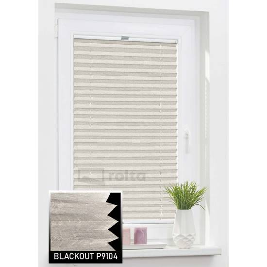 Штори плісе БЛЕКАУТ P9104 темний беж