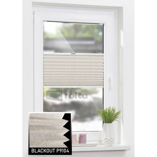 Штори плісе БЛЕКАУТ P9104 темний беж