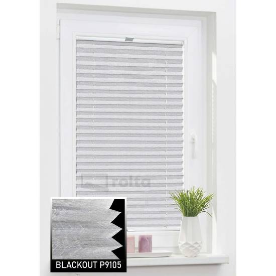 Штори плісе БЛЕКАУТ P9105 сірий