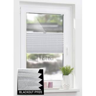 Штори плісе БЛЕКАУТ P9105 сірий