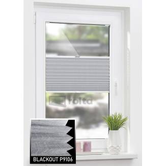 Штори плісе БЛЕКАУТ P9106 темний сірий