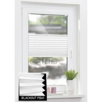 Штори плісе блекаут PBA 1 білий