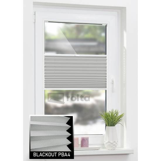 Штори плісе блекаут PBA 4 сірий Штори плісе блекаут PBA 4 сірий