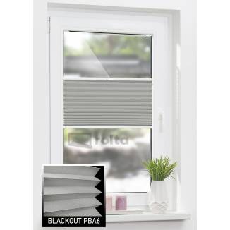 Штори плісе блекаут PBA 6 темно сірий