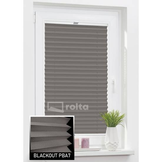 Штори плісе блекаут PBA 7 коричневий