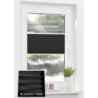 Штори плісе блекаут PBA 8 чорний