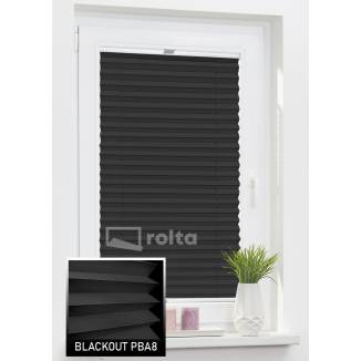 Штори плісе блекаут PBA 8 чорний