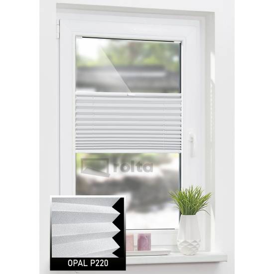    Штори плісе P 220 світло сірий