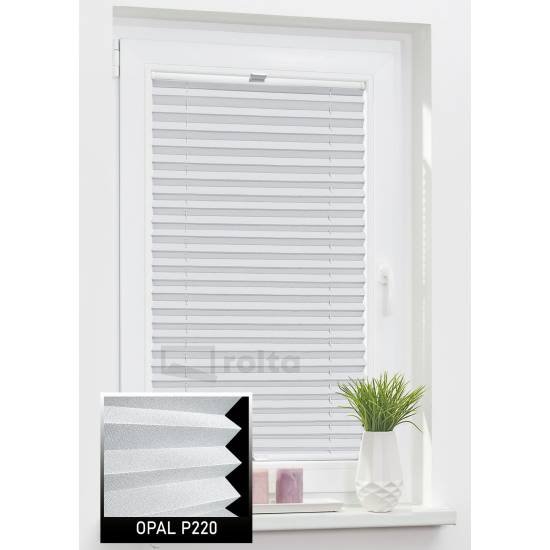    Штори плісе P 220 світло сірий