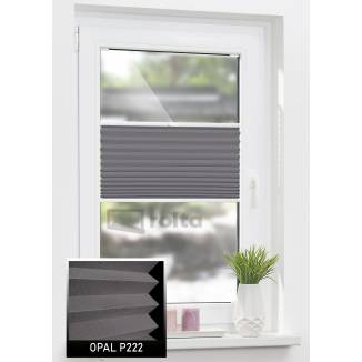    Штори плісе P 222 темно сірий