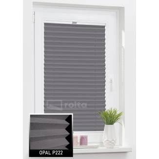    Штори плісе P 222 темно сірий