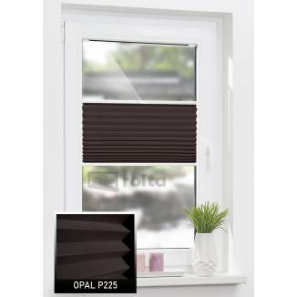    Штори плісе P 225 темно коричневий