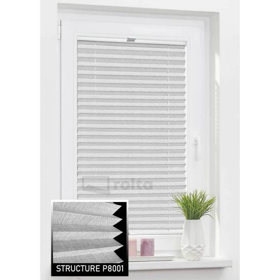 Штори плісе P 8001 сірий