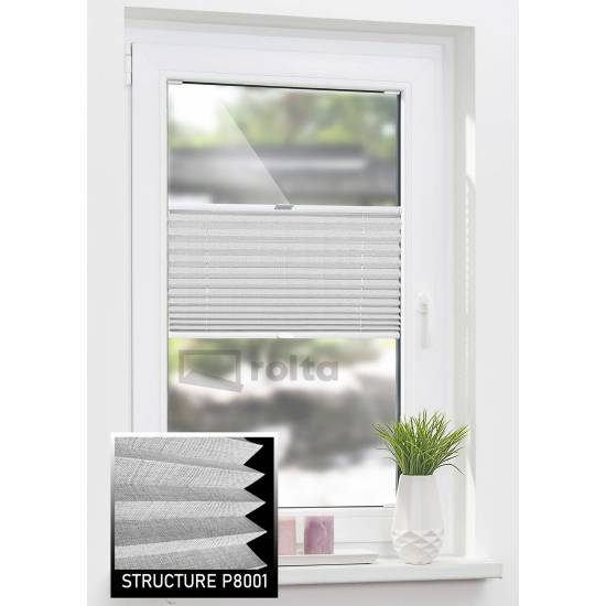 Штори плісе P 8001 сірий