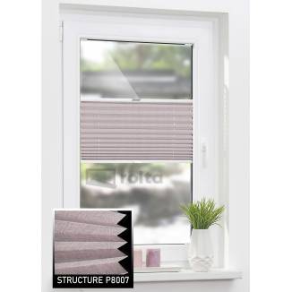 Штори плісе P 8007 коричневий