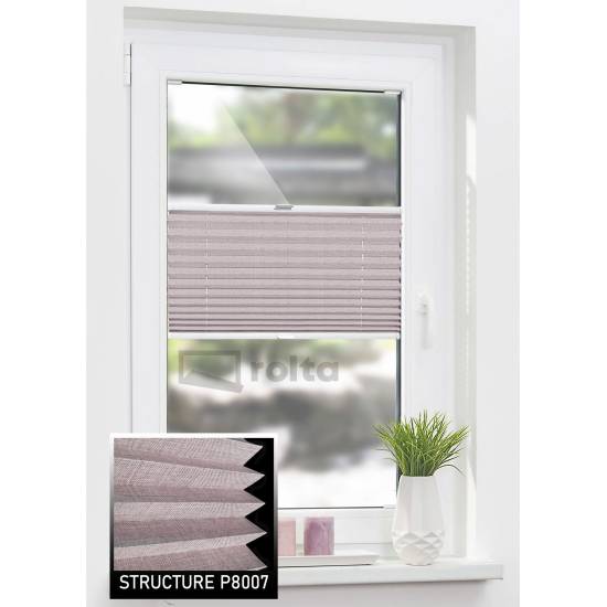 Штори плісе P 8007 коричневий