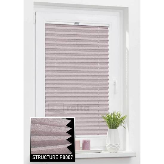 Штори плісе P 8007 коричневий