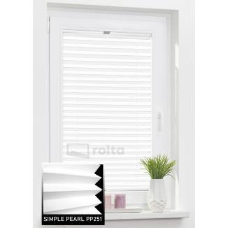Штори плісе PP251 білий Штори плісе PP251 білий