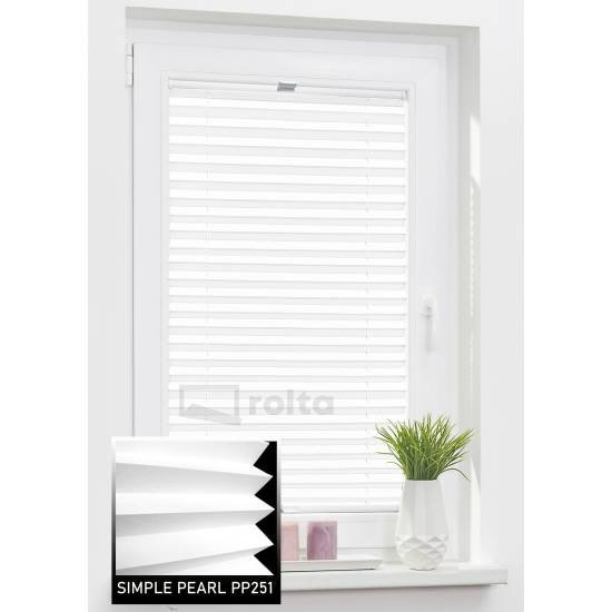 Штори плісе PP251 білий Штори плісе PP251 білий